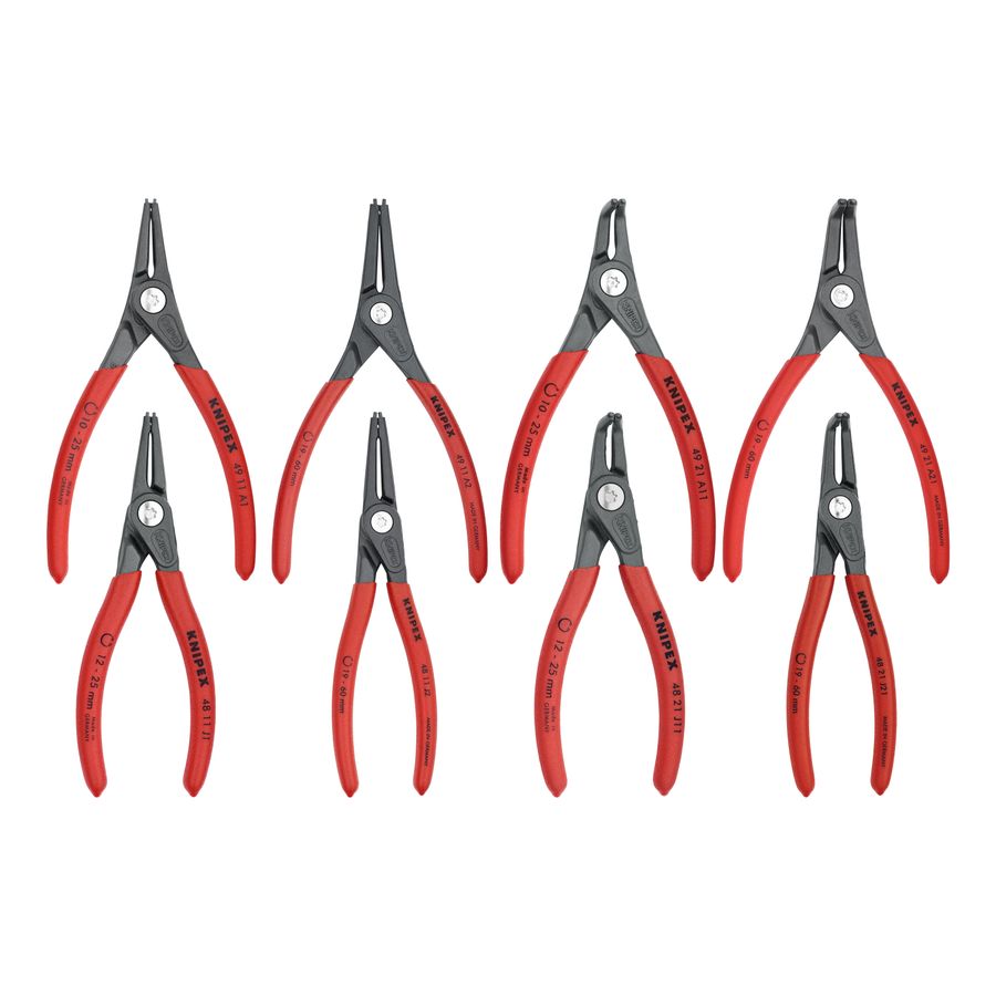 Knipex 4 Piece Snap Ring Circlip Plier Set w/Tool Roll