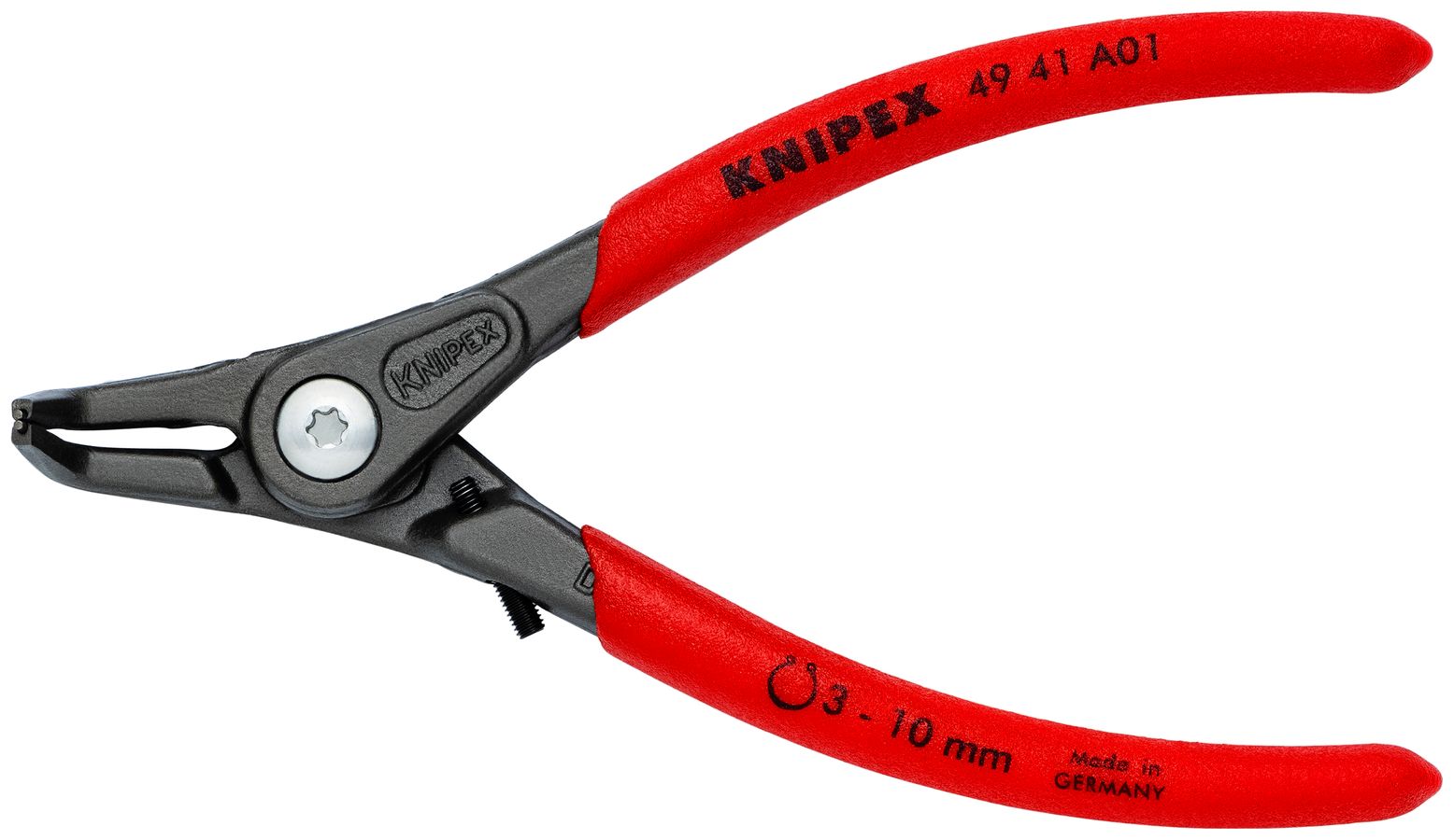 External 90° Angled Precision Snap Ring Pliers-Limiter | KNIPEX