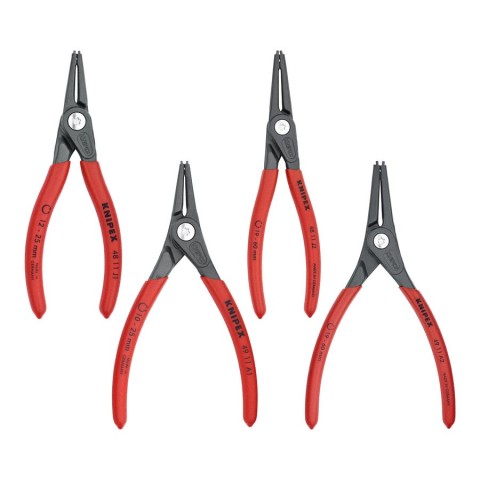 Cablevantage 4 in 1 Snap Ring Pliers Plier Set Circlip Combination Interchangeable Retaining Clip Tool Kits External + Internal Retaining Multiple