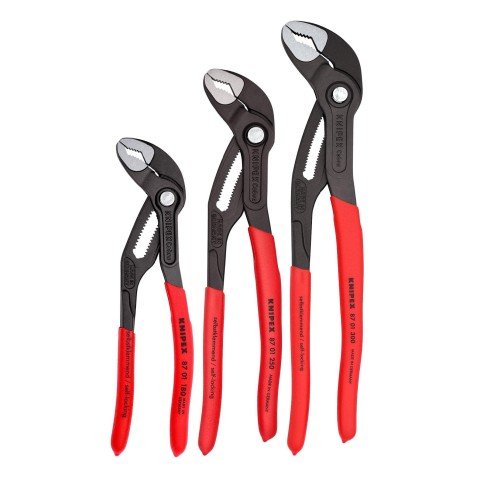 Pincers, plier wrenches, water pump pliers
