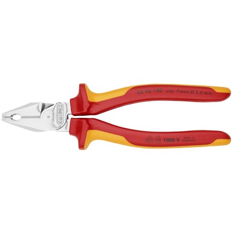 High Leverage Combination Pliers-1000V Insulated | KNIPEX Tools