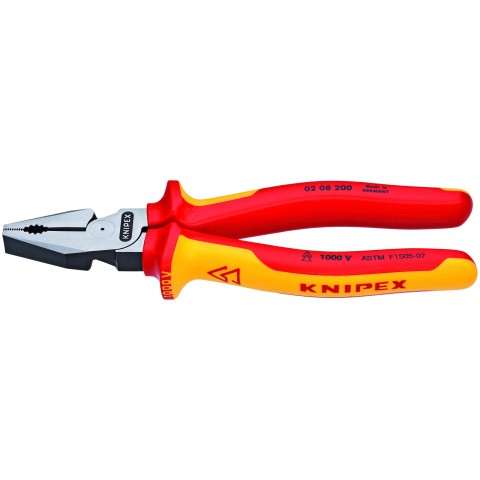 High Leverage Combination Pliers-1000V Insulated | KNIPEX Tools