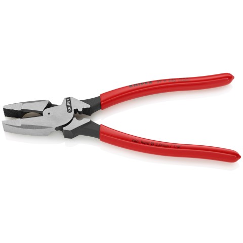 High Leverage Lineman's Pliers New England with Fish Tape Puller