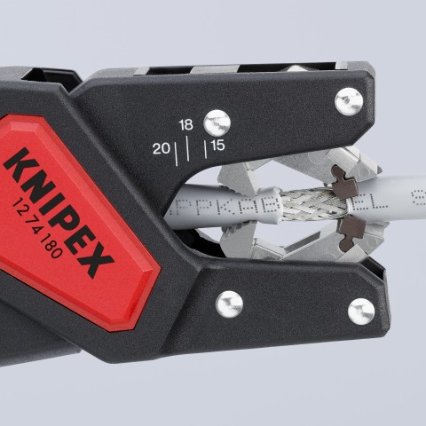 Pince à dénuder Knipex Knipex-Werk 12 40 200 Pince à dénuder automatique  0.03 à 10 mm² 7 à 32