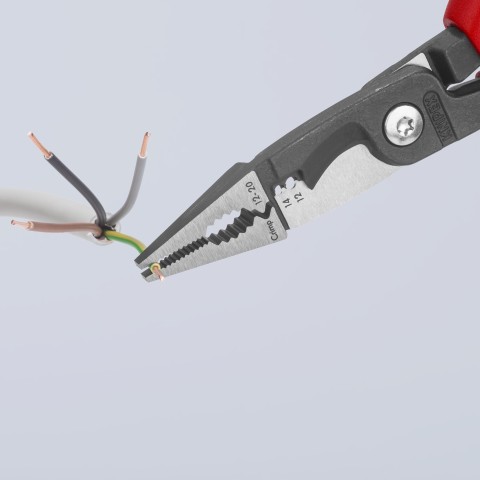 6-in-1 Electrical Installation Pliers 12 and 14 AWG | KNIPEX Tools