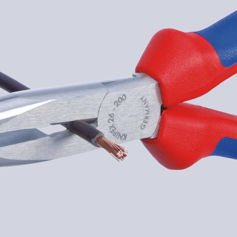 KNIPEX 40º ANGLED NEEDLE NOSE PLIERS WITH CUTTER PNA8