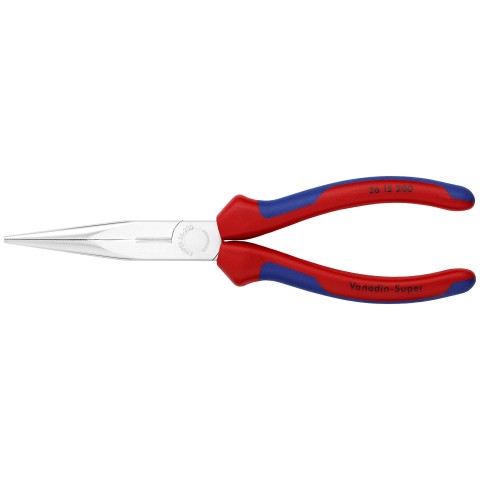 KNIPEX Tools - Electrician's Shears (9505155SBA) & Tools - Long Nose Pliers  With Cutter, Multi-Component (2612200), Multi-Colour, 8 inches