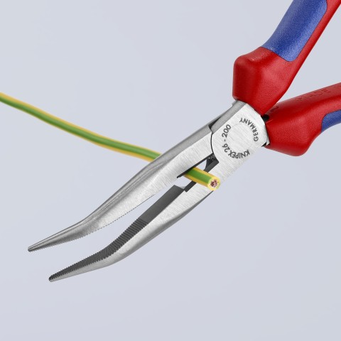 Long Nose 40° Angled Pliers with Cutter | KNIPEX Tools