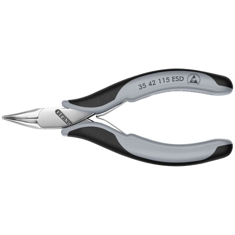 Knipex Cross-Over Tweezers angled narrow tips