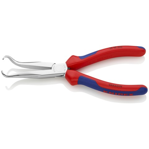 Half round long nose pliers for mechanics long KNIPEX 26 11 200