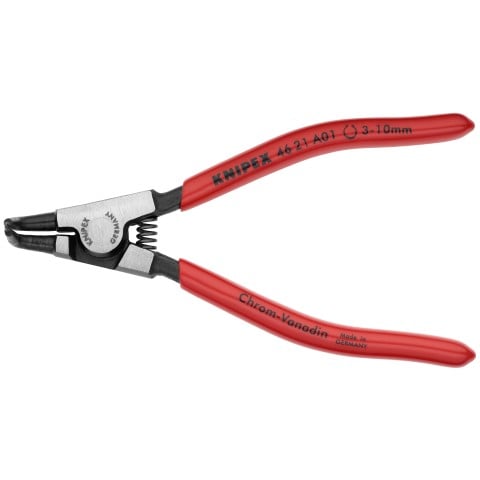 External 90° Angled Snap Ring Pliers-Forged Tips | KNIPEX Tools