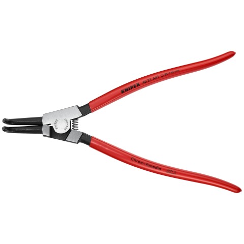 Angled snap ring deals pliers