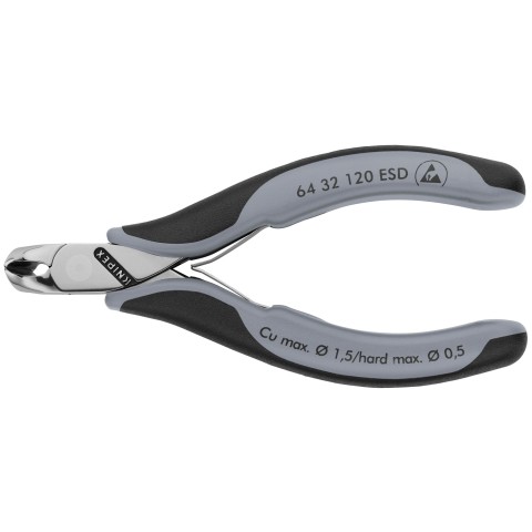 Electronics End Cutting Nippers-ESD Handles | KNIPEX Tools