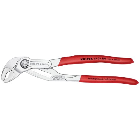 Knipex Cobra VDE Insulated High Tech Adjustable Water Pump Pliers 87 28 250  SBA — Legion Safety Products