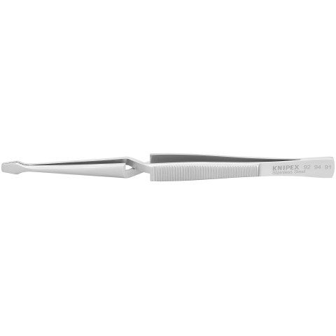 Knipex 92 21 12 ESD Premium Stainless Steel Precision Tweezers-Needle-Point Tips-ESD Rubber Handles