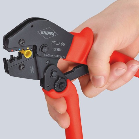 Crimping Pliers For Insulated Terminals, Plug Connectors and Butt