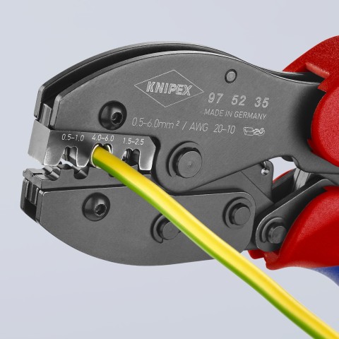 Crimping Pliers For Non-Insulated Open Plug-Type Connectors (Plug