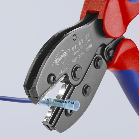 Crimping Pliers For Heat Shrinkable Sleeve Connectors | KNIPEX Tools