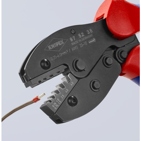 Crimping Pliers For Insulated and Non-Insulated Wire Ferrules