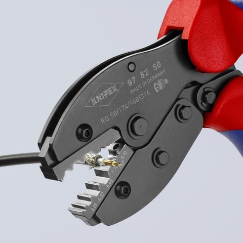 Crimping Pliers For COAX, BNC and TNC Connectors For RG58/174/188