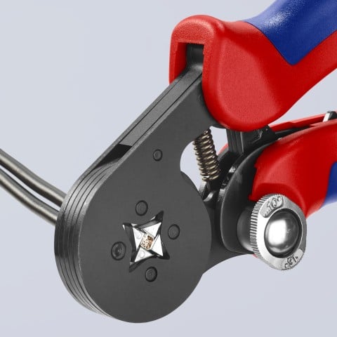 Self-Adjusting Crimping Pliers For Wire Ferrules | KNIPEX Tools