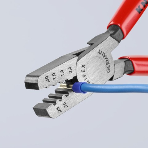 Crimping Pliers for Wire Ferrules | KNIPEX Tools