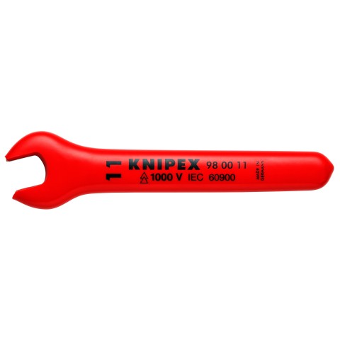 KNIPEX 98 21 45 - 10882 Destornilladores de electricista para tornillos  ranurados bruñidos VDE 180 mm